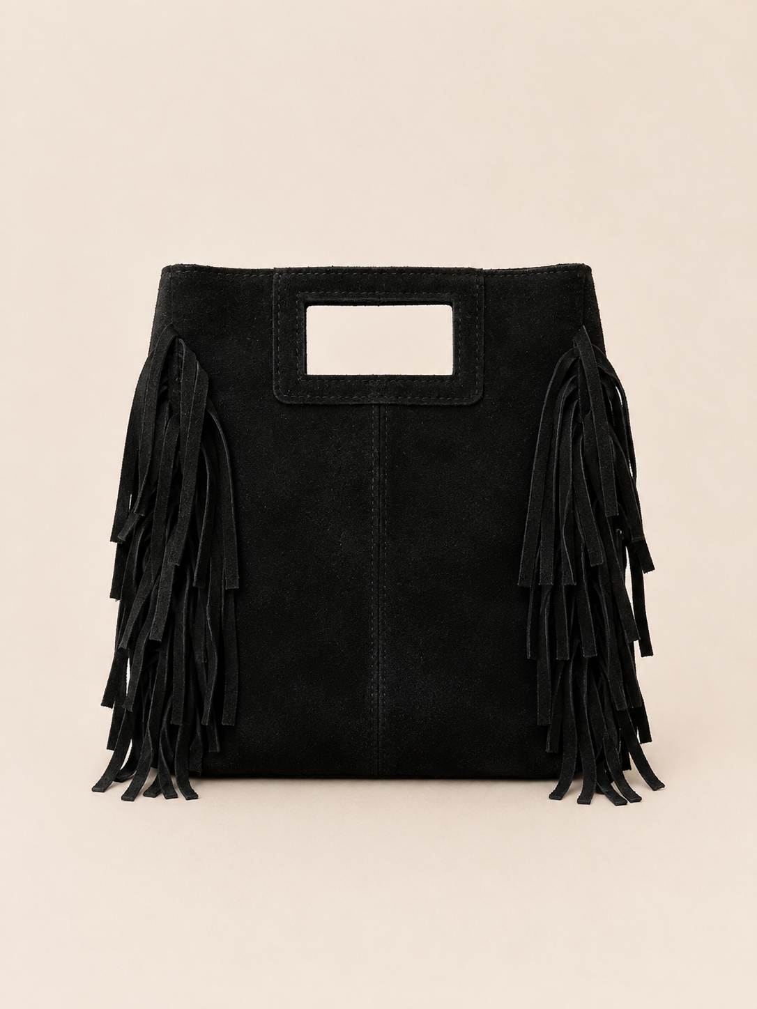 Bag frange nero